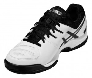 ASICS - Buty tenisowe dla dzieci Gel-Game 5 GS white-black-silver