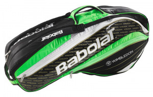 BABOLAT - Termobag Pure Wimbledon black-green na 6 rakiet (2015)