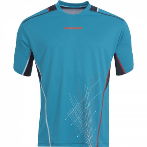 BABOLAT - T-shirt chłopięcy PERFORMANCE niebieski (2015)