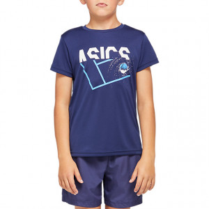 ASICS - T-shirt junior Tennis Kids GPX T peacoat (2044A007-401)