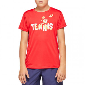 ASICS - T-shirt junior Tennis Kids Graphic T classic red (2044A008-600)